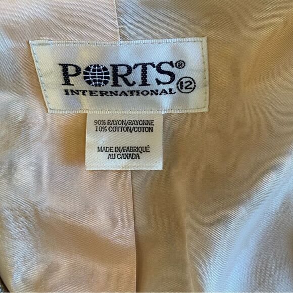 EUC Ports International Cream Blazer - Picture 11 of 11